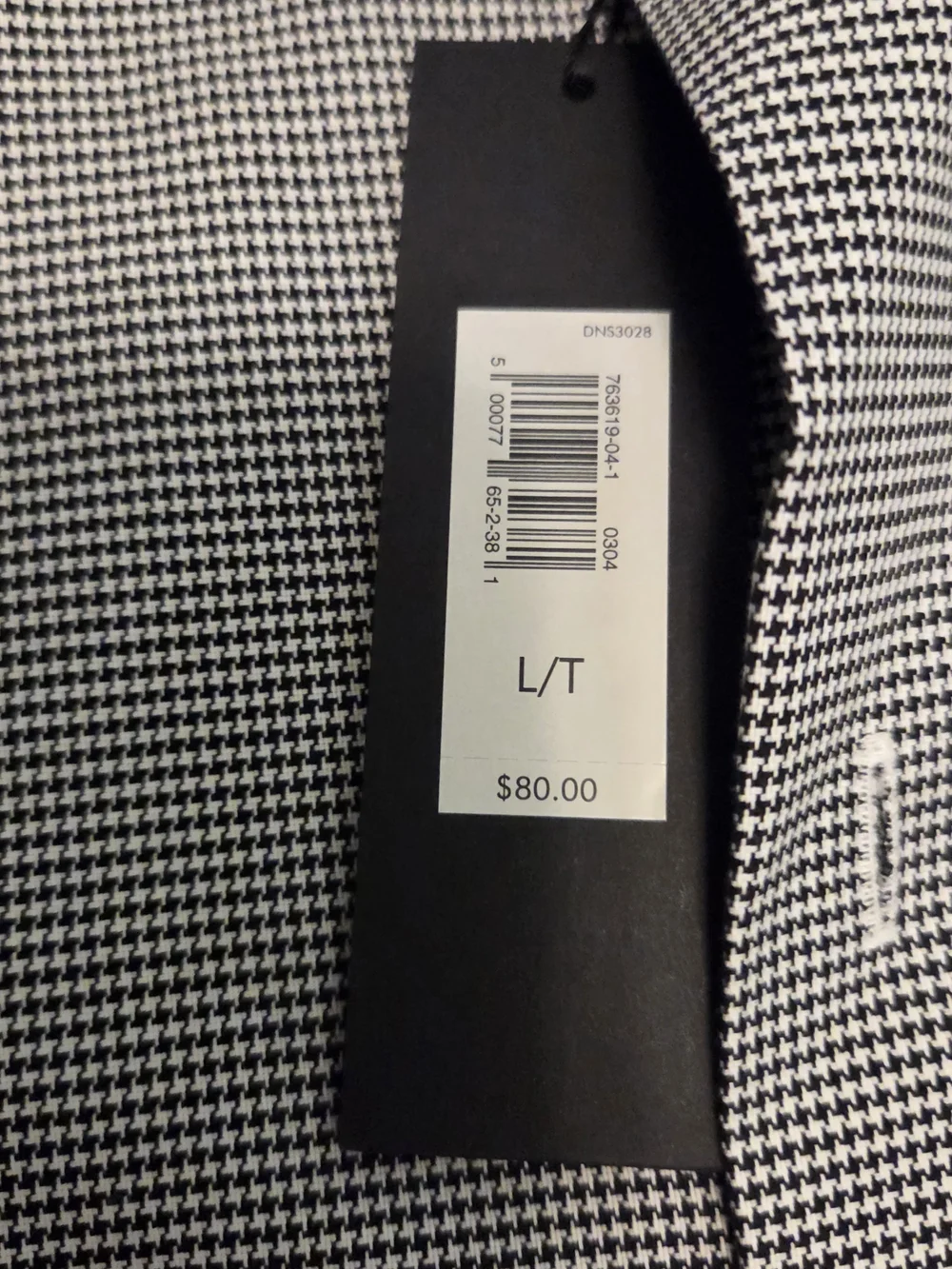 Banana Republic Men's Gray Micro-Check Dress Shirt
